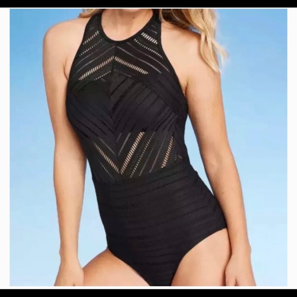Kona Sol High Neck Swimsuit